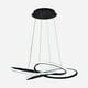 thumbnail image 1 of Lámpara SPACE Luxica Lighting Tipo Candil Colgante Led Negra 6141 B, 1 of 10