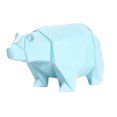 thumbnail image 1 of EeaseMX Hucha de resina con forma de oso polar, decorativa, para escritorio, color azul cielo, 1 of 7