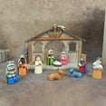 thumbnail image 2 of Mini Easter Nativity Set - Small Tabletop Nativity Scene with Resin Figures, Little People Nativity Set for Indoor Decor, Christian Religious Figurines & Easter Nativity Scene Decor, 2 of 5
