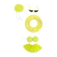 thumbnail image 2 of Bikini Porch Goose Outfits Fits 23" Goose Statue Summer Porch Goose Outfit with Sunglasses and Swim Ring Hawaiian Porch Goose Clothes Costume for Outdoor Garden Lawn Yard Decor, 2 of 5
