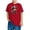 Red-4, variant on GERsome Girls 4th of July Cotton Shirts American Flag Graphic Tees Short Sleeve Cotton Crew Neck T-Shirts Loose Fit Summer Tshirts, 3-4 Years
