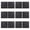 Black, variant on Pebbuoy 12Pcs Extra Thick Yoga Mat High Density EVA Foam Interlocking Floor Tile Home Gym Fitness Exercise Pad Cushion Workout Equipment