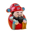 thumbnail image 3 of Figura de dios chino, adorno de mesa, artesanía artesanal, escultura Fengshui versátil para Estilo C, 3 of 9