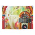 thumbnail image 5 of Orinice Jukebox Bubbles Retro Tapestry Wall Hanging Unique Style Art for Home Decor Living Room Bedroom Apartment 60x50inch, 5 of 6