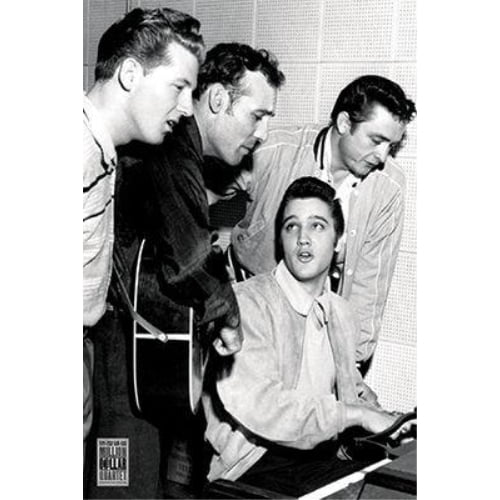 Million Dollar Quartet Poster Elvis  Johnny Cash Carl Perkins Jerry Lee Lewis 