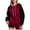 Red, variant on cocolona Womens and Mens Color Block Hoodies Long Sleeve Drawstring Hooded Sweatshirts Fall Winter Fashion Pullover Hoodie with Pockets
