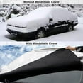 thumbnail image 5 of Car Windshield Snow Cover, Winter Windshield Cover For Ice Frost With Magnetic Edge Fit Most Cars, 5 of 5