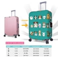 thumbnail image 6 of Kll Cartoon Dogs Luggage Cover Suitcase Cover Suitcase Protector (Luggage not included)-Medium, 6 of 8