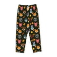 thumbnail image 6 of Fotbe Forest Animal Faces Women's Pajama Pants,Sleepwear Pants,Pj Bottoms Drawstring And Pockets-Medium, 6 of 7