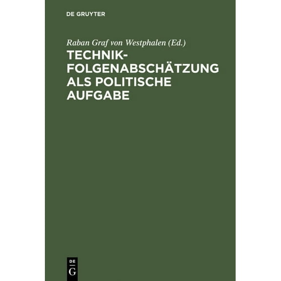 Technikfolgenabschätzung ALS Politische Aufgabe, (Hardcover)