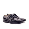 thumbnail image 2 of KRE Prime Men Dulla Alligator Double Monk Dress Shoes, 2 of 4