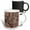 Multicolor, variant on 3drose, Giallo Veneziano Granite Print, 11oz Two-tone Red Mug