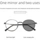 thumbnail image 3 of Gafas planas ultraligeras de estilo sencillo, gafas de metal antiazul, gafas que cambian de color para mujer, 3 of 5