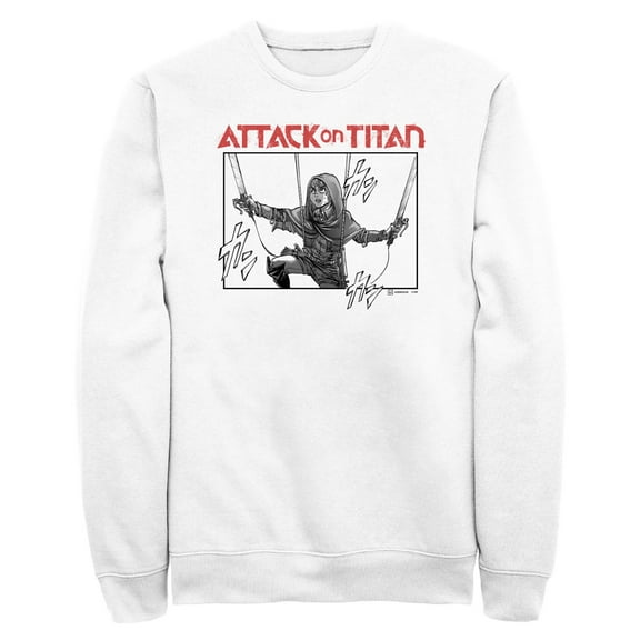 Mens Attack on Titan Armin Arlert Panel Sweatshirt