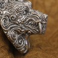 thumbnail image 5 of 925 Sterling Silver King of Wolf Totem Pendant Biker Punk Jewelry TA316, 5 of 14