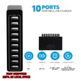 thumbnail image 5 of 60W 10-Port & 40W 5-Port Multi USB Fast Charging Station Dock with Cables, 5 of 5
