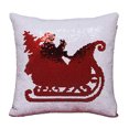 thumbnail image 4 of DOLITY Decorative Christmas Square Throw Pillow Cushion 16x16inch for Bedroom Decor D, 4 of 7