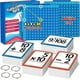 thumbnail image 1 of Math Flash Cards Math Board, Multiplication Flash Card Times Table Chart, Math Manipulatives Division, Addition, Subtraction Math Game Toys for Kids, 1 of 5