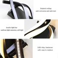 thumbnail image 4 of Indoor Wall Light, Modern Curve Design LED Wall Sconce 16W, Warm Light Wall Sconce, Premium Black, for Bedroom, Living Room, Creative Hanging Wall Sco, 4 of 5