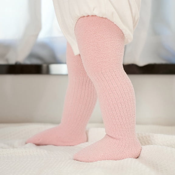 Boys Sweatpants,Baby Girls Tights Soft Organic Cotton Leggings Warm Comfort Wear,Boys Pants,Pink,0-9 Months