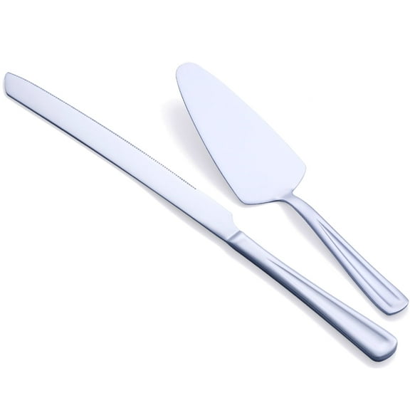 GoGeiLi Cake Knife and Server Set, Stainless Steel Cake Cutter Set for Wedding, Birthday, Parties
