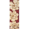thumbnail image 2 of Paul Brent 13x32 White Modern Wood Framed Wall Art Titled - Bella Grande Magnolias, 2 of 5