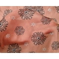 thumbnail image 4 of oneOone Silk Tabby Fabric Floral Block Print Fabric BTY 42 Inch Wide, 4 of 4
