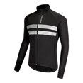 thumbnail image 3 of Chaqueta Reflectante de Ciclismo de Invierno a Prueba de Viento Impermeable Calentamiento Térmico Bicicleta Suave - Negro L Soledad Chaqueta de jersey de ciclismo, 3 of 10
