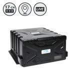 MobileMule 8117 | 17 Channel Mobile DVR with GPS and Live Video Remote Viewing (WiFi + 4G), 9" RCA Display, 2 x Western Digital Hard Drive