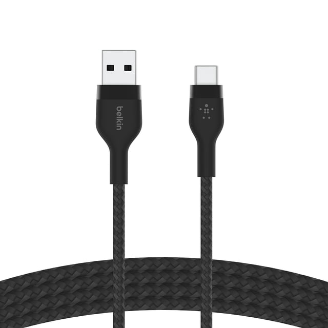 Cable Belkin BoostCharge Pro Flex trenzado USB-C a USB-A de 2 m