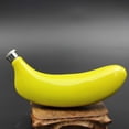 thumbnail image 2 of Botella de Alcohol de Whisky Macarena de cadera 5 oz Forma de plátano, 2 of 8