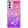 thumbnail image 2 of Compatible with Samsung Galaxy A15 5G Case Girls Women,Liquid Glitter Shockproof Back Cover Soft TPU Bumper Silicone Slim Protective Cover for Samsung Galaxy A15 5G Gradient Pink, 2 of 15