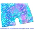 thumbnail image 6 of Girls Gymnastics Leotards Size 2t 3t Sparkle Green Unitards Dance Biketards with Shorts, 6 of 7