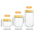 thumbnail image 3 of Naiovety 4 pack/lote organiza la cocina con recipientes de vidrio para yogur con tapas, recipientes duraderos de 10 Oz con tapas Almacenamiento y organización del hogar, 3 of 6