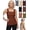 Brown, variant on Built-in Bra Comfort Shaper Tank, Seamless Shaper Tank Tops No Underwire, No Tight Band, No Straps that Dig or Slip