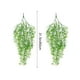 thumbnail image 3 of Adorno De Pared De Plástico 2 plantas artificiales verdes colgantes, enredaderas de flores falsas para decoración de pared, bodas y hogar. Rkxzt, 3 of 9