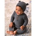 thumbnail image 3 of Modern Moments by Gerber Baby Boys Sweater Knit Coverall, Cardigan, & Pant Outfit Set, 4-Piece (Newborn-3/6 Months), 3 of 15