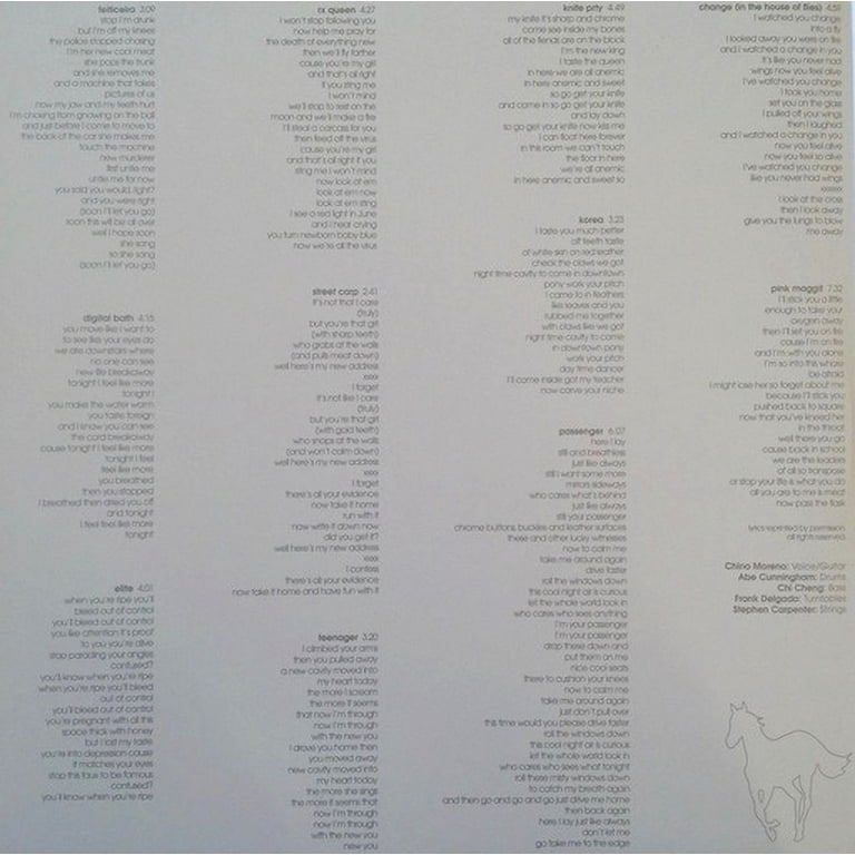 Deftones - White Pony Album, 2 LP Set, Music & Performance Vinyl