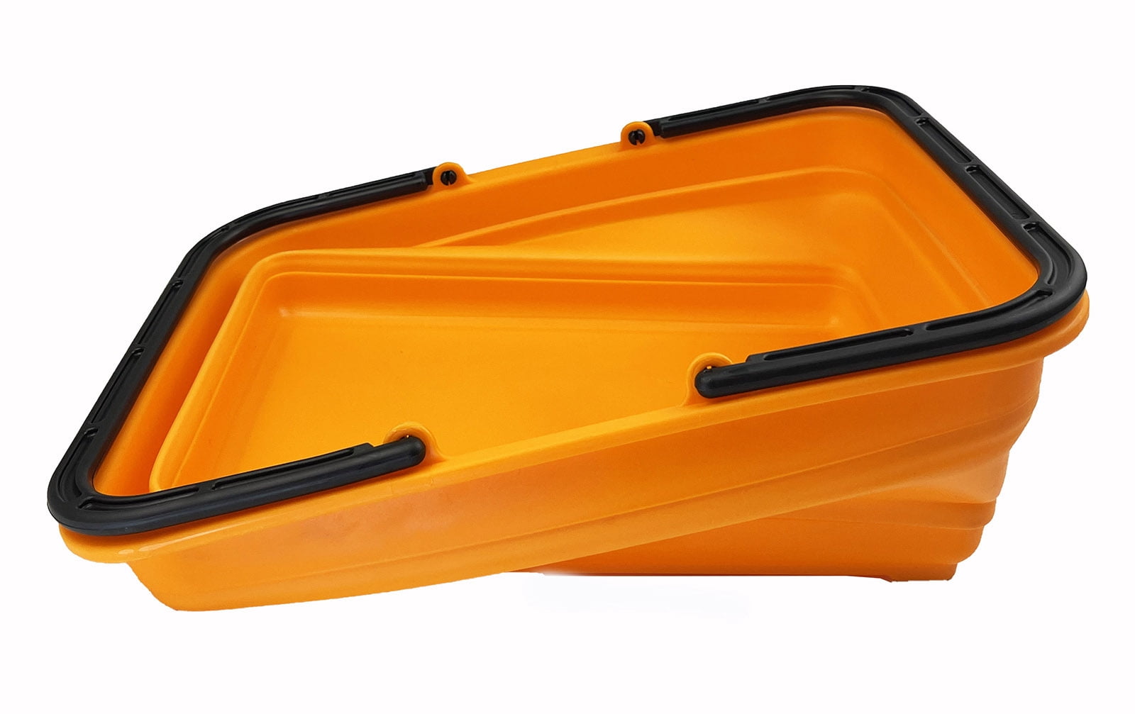 SAMMART Collapsible Basket with Handle 8L (2.1 Gallon) - Portable Outdoor Picnic Basket/Crate - Foldable Basin for Washing Dishes,Camping,Hiking