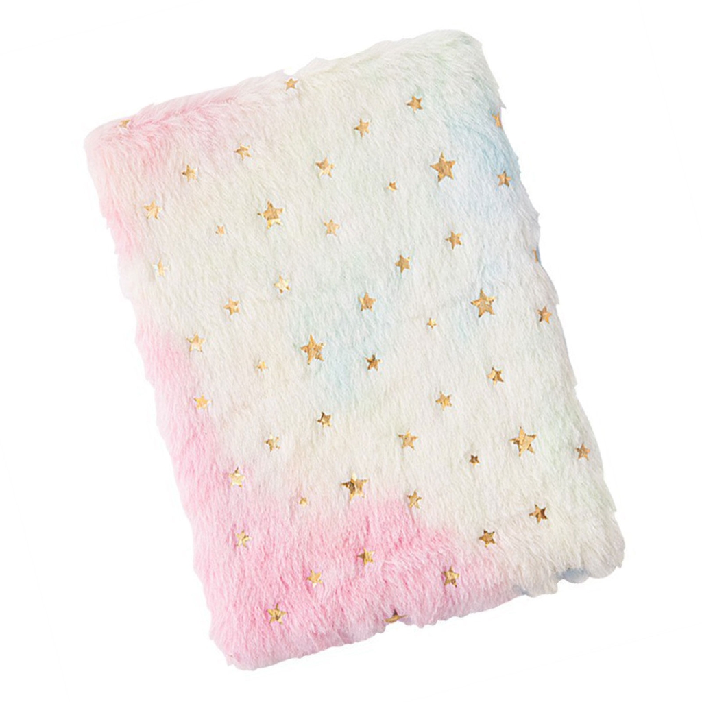 2 Pieces Journal Notebook Travel Notepad Plush Notebook A 4 Stationery Notebook