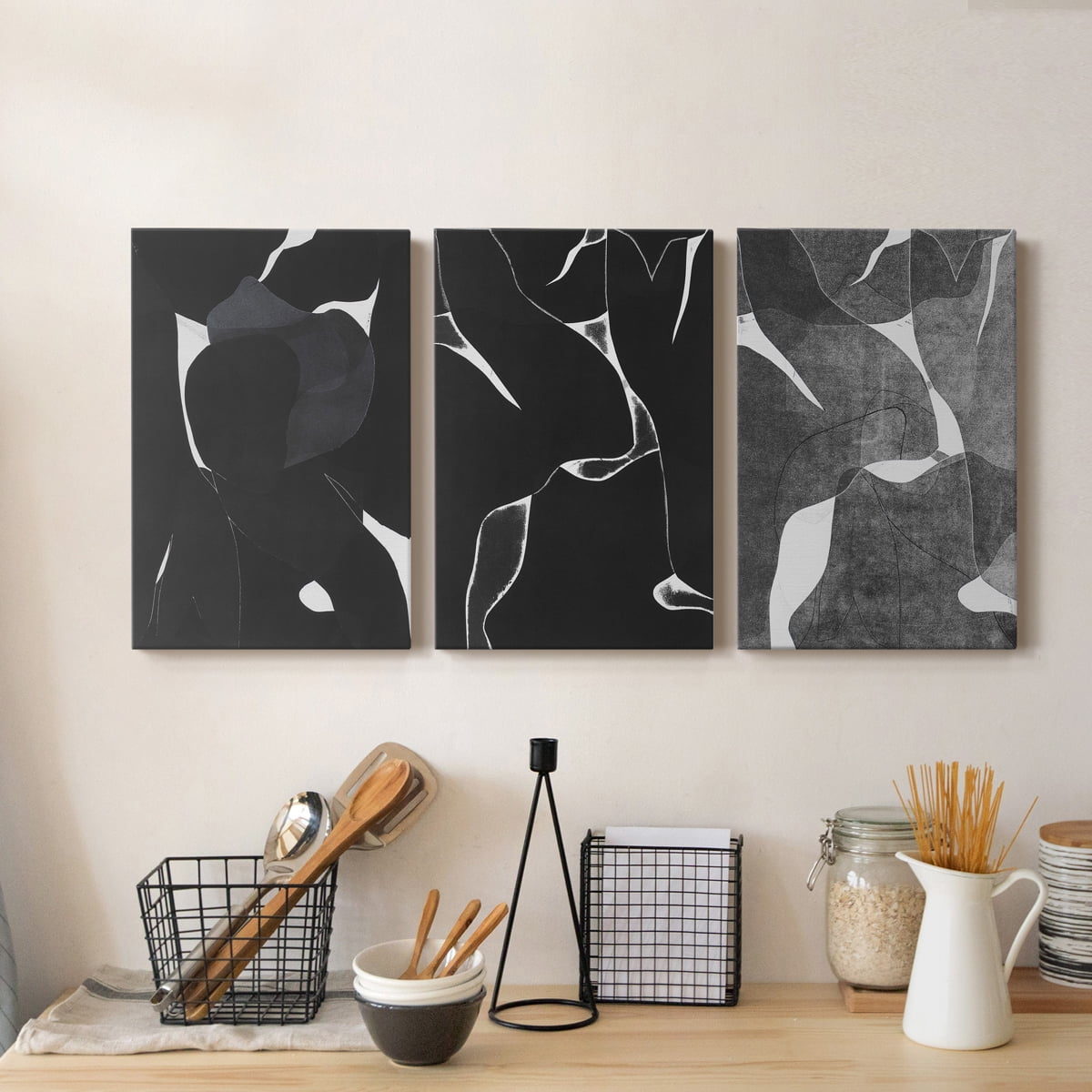 Night Bloom I Premium Gallery Wrapped Canvas - Ready to Hang - 32 x 48 Each