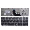 thumbnail image 2 of 2x de Portátil EE. UU. Keyboard de Laptop Compatible para 8560p 8570P 8560B 6560b 6565b 6560P Sunnimix Teclado retroiluminado rojo, 2 of 8