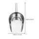 thumbnail image 2 of Stainless Steel Flour Shovel Food Scoop Practical Ice Cube Shovel Cereal Shovel, 2 of 3