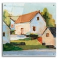 thumbnail image 1 of Epic Art 'European Farmhouses I' by Ethan Harper, Acrylic Glass Wall Art, 24"x24", 1 of 8