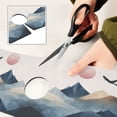 thumbnail image 6 of Yayeee Faucet Mat for Kitchen Sink 14.7" Diatomite Long Splash Guard Pad, Art Mountains, 2 Pack, 6 of 7