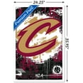 thumbnail image 3 of NBA Cleveland Cavaliers - Maximalist Logo 23 Wall Poster, 22.375" x 34" Framed, 3 of 5