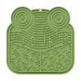 thumbnail image 2 of Lick Mat for Dogs Silicone Pet Mat 7 Inch Lick Mat for Cats Slow Feeder for Dogs Relaxation Relief for Dogs Calming for Dogs Green, 1 Pack, 2 of 6