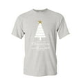 thumbnail image 1 of Tee Hunt Christmas in Your Heart T-Shirt Xmas Christmas Tree Jingle Bells Mens Shirt, Ash Gray, XX-Large, 1 of 4