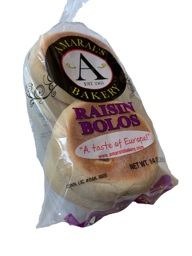 Amarals Bakery Inc. Amarals Portuguese Bolos Levedos Raisin