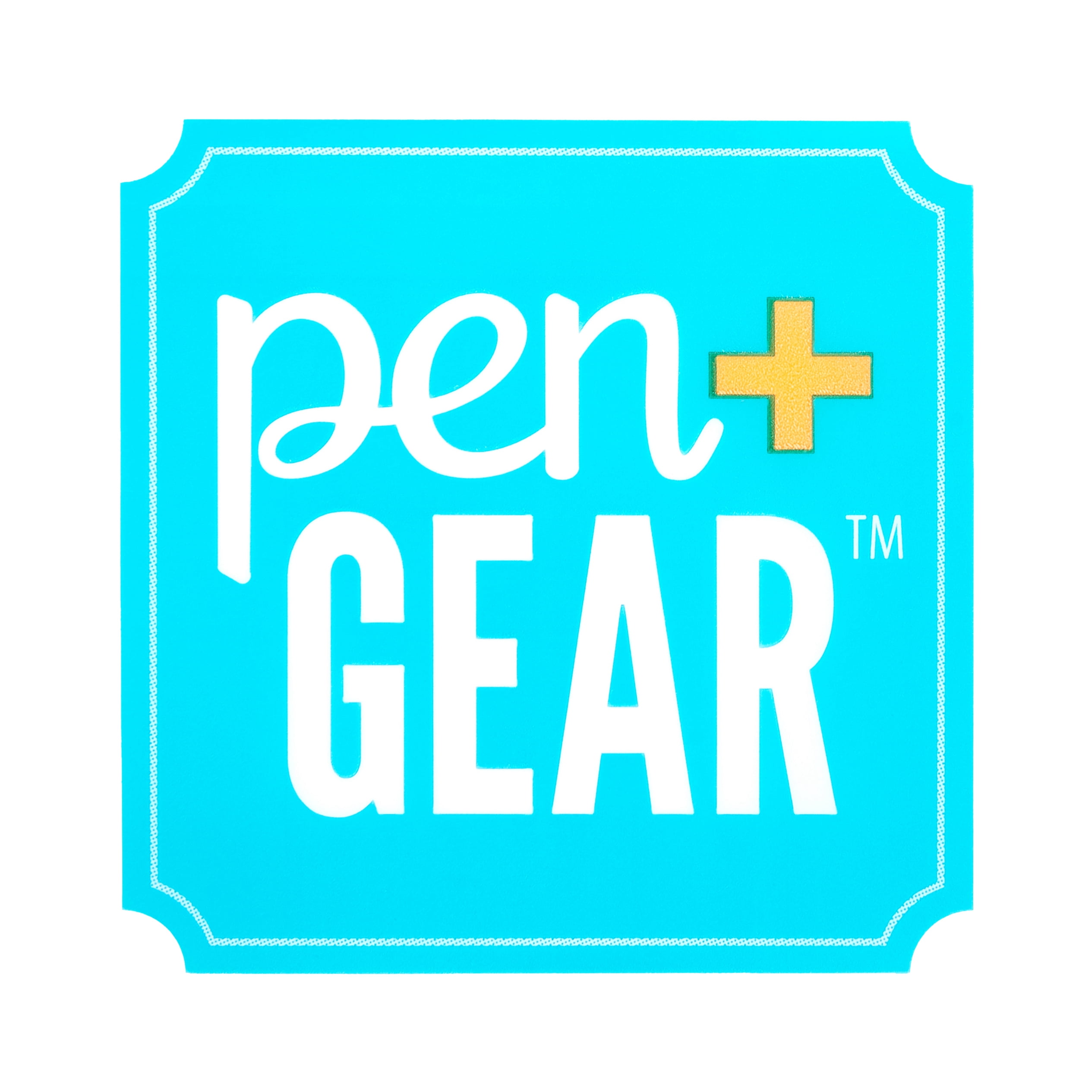 Pen+Gear Retractable Gel Pens, Black, 12 Count